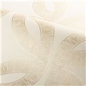 Geometric beige and gold wallpaper · Casamance Isadora 70692038