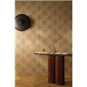 Geometrische beige Tapete mit Relief · Casamance Isadora 70692140