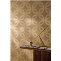 Papel pintado geométrico beige con relieve · Casamance Isadora 70692140