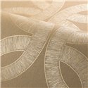 Papel pintado geométrico beige con relieve · Casamance Isadora 70692140