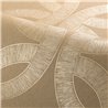Papel pintado geométrico beige con relieve · Casamance Isadora 70692140