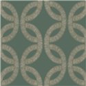 Metallic geometric green wallpaper · Casamance Isadora 70692242