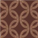 Geometric metallic brown wallpaper · Casamance Isadora 70692344