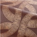 Papier peint géométrique marron métallique · Casamance Isadora 70692344