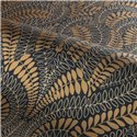 Black and Gold Arabesque Wallpaper · Casamance Isadora 75821324