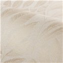 Metallic stylized leaf wallpaper in beige · Casamance Isadora 74772548