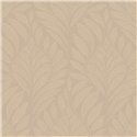 Metallic brown stylized leaves wallpaper · Casamance Isadora 74772650