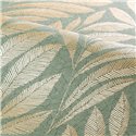 Papel pintado art déco hojas verde y dorado · Casamance Isadora 74772752