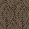Art déco gold stylized leaves wallpaper · Casamance Isadora 74772854