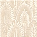 Texturiertes Tapete mit beige Palmetten · Casamance Lanzea 75470610