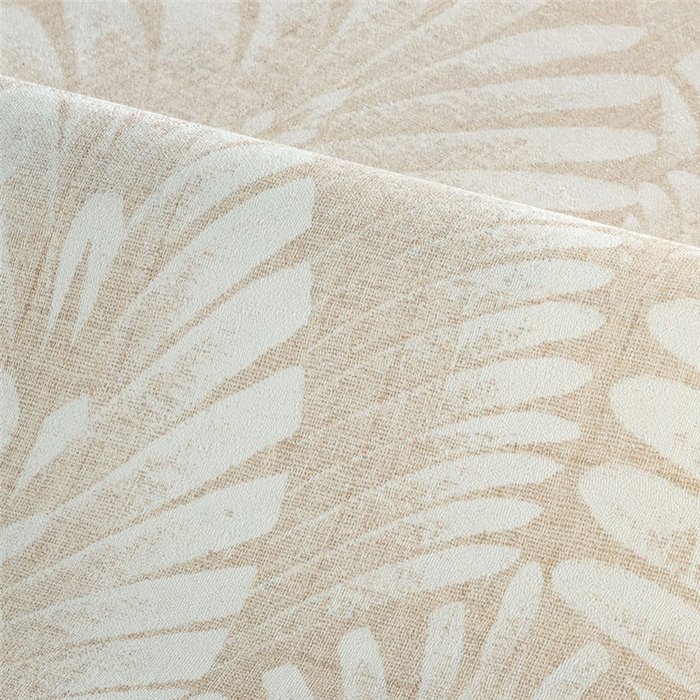 Texturiertes Tapete mit beige Palmetten · Casamance Lanzea 75470610