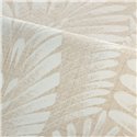 Textured beige palmette wallpaper · Casamance Lanzea 75470610