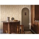 Tapete große beige Palmetten · Casamance Lanzea 75470814
