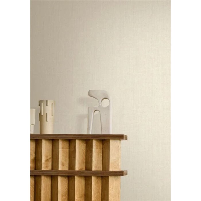 Tapete mit Textilstruktur in Elfenbein · Casamance Lanzea 75481426