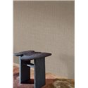 Unifarbene Tapete mit Textilstruktur in Taupe-Grau · Casamance Lanzea 75482038