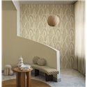 Mandel strukturierte Textiltapete · Casamance Lanzea 75482446