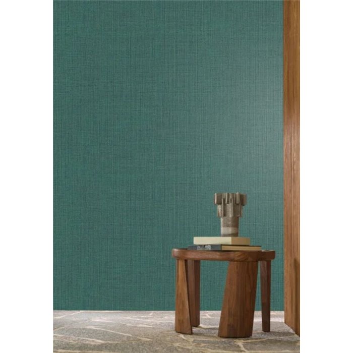 Emerald textile texture wallpaper · Casamance Lanzea 75482752