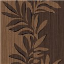 Tapete mit Zweigen in Nussbaum und Wenge · Casamance Lanzea 75601120