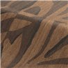 Wallpaper with branches in walnut and wenge · Casamance Lanzea 75601120