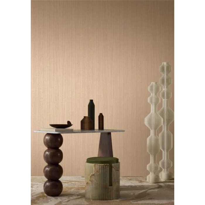 Papier peint effet bois texturé mat · Casamance Lanzea 75763568