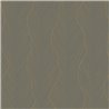 Papier peint rayé texturé doré avec effet brillant · Casamance Ecrin 74910304