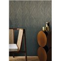 Texturierte goldene Streifen-Tapete mit Glanz-Effekt · Casamance Ecrin 74910304