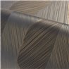 Papier peint rayé texturé doré avec effet brillant · Casamance Ecrin 74910304