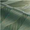 Luxury Emerald Green with Gold Stripe Wallpaper · Casamance Ecrin 74910406