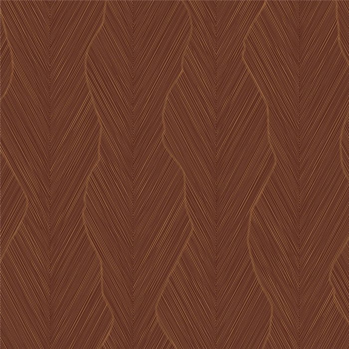 Papier peint rayé doré avec texture métallique · Casamance Ecrin 74910508
