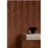 Papier peint rayé doré avec texture métallique · Casamance Ecrin 74910508