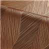 Papier peint rayé doré avec texture métallique · Casamance Ecrin 74910508