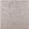 Art-Deco-Tapete mit perlgrauem Glanz · Casamance Ecrin 75000814