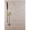 Art-Deco-Tapete mit perlgrauem Glanz · Casamance Ecrin 75000814