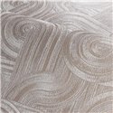 Art-Deco-Tapete mit perlgrauem Glanz · Casamance Ecrin 75000814