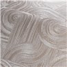 Papier peint Art Déco brillant gris nacré · Casamance Ecrin 75000814