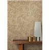 Papier peint géométrique art déco brillant · Casamance Ecrin 75001018