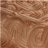 Papel pintado art déco textura metálica cobre · Casamance Ecrin 75001120