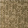 Papier peint géométrique avec texture dorée · Casamance Ecrin 75001222