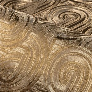 Papier peint doré Art Déco à texture géométrique brillante 2