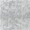 Luxury Geometric Silver Wallpaper with Brilliant Finish