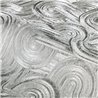 Papier peint argenté géométrique de luxe brillant · Casamance Ecrin 75101630