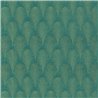 Tapete in Smaragd-Gold Palmenblatt-Design