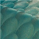 Papier peint feuilles de palmier émeraude doré · Casamance Ecrin 75782242