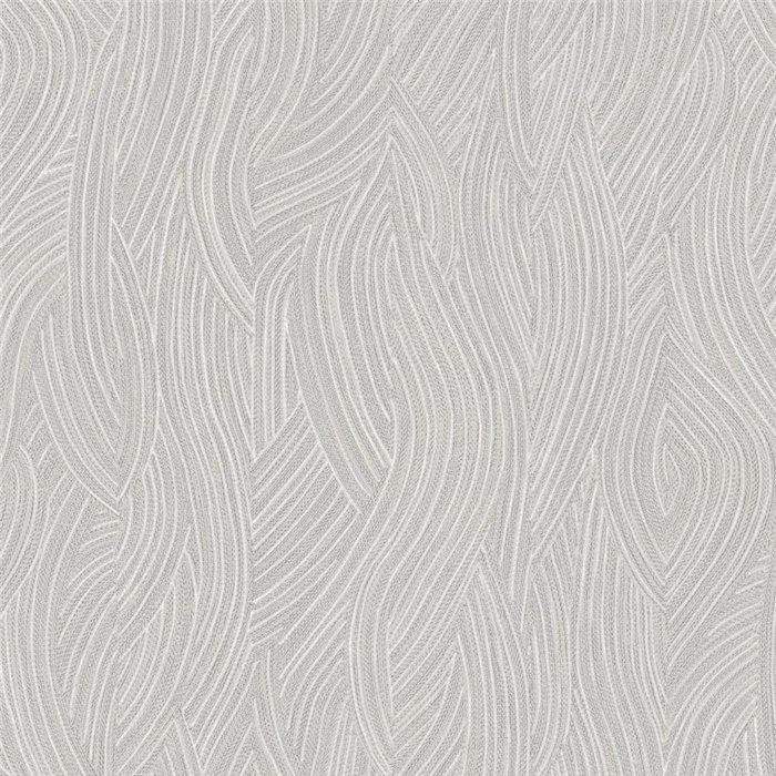 Textured Wallpaper with Silver Wavy Effect · Casamance Ecrin 76552956