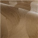 Papier peint luxueux à texture ondulée dorée · Casamance Ecrin 77001732