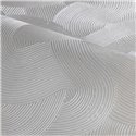 Papel pintado texturizado con efecto metálico y ondas · Casamance Ecrin 77001834