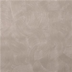 Beige Nacreous Textured Wallpaper with Waves