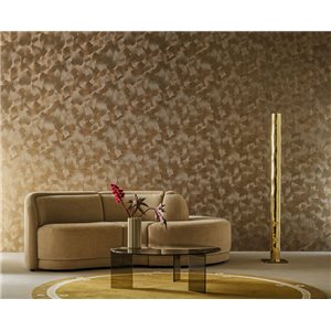 Textured Gold Wallpaper with Metallic Finish 2