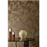 Papier peint texturé doré avec finition métallique · Casamance Ecrin 77002650