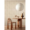 Papel pintado liso efecto textil en tono arena · Casamance Le Velours 3 74390472